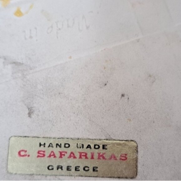 Vintage Philkeram Richards C Safarikas Hand Made Greece Ceramic Tile Decor - Picture 6 of 11